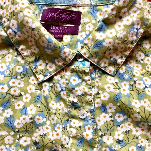 LIBERTY OF LONDON (by Lord & Taylor) Floral Motif Button Down Shirt - Picture 1 of 6